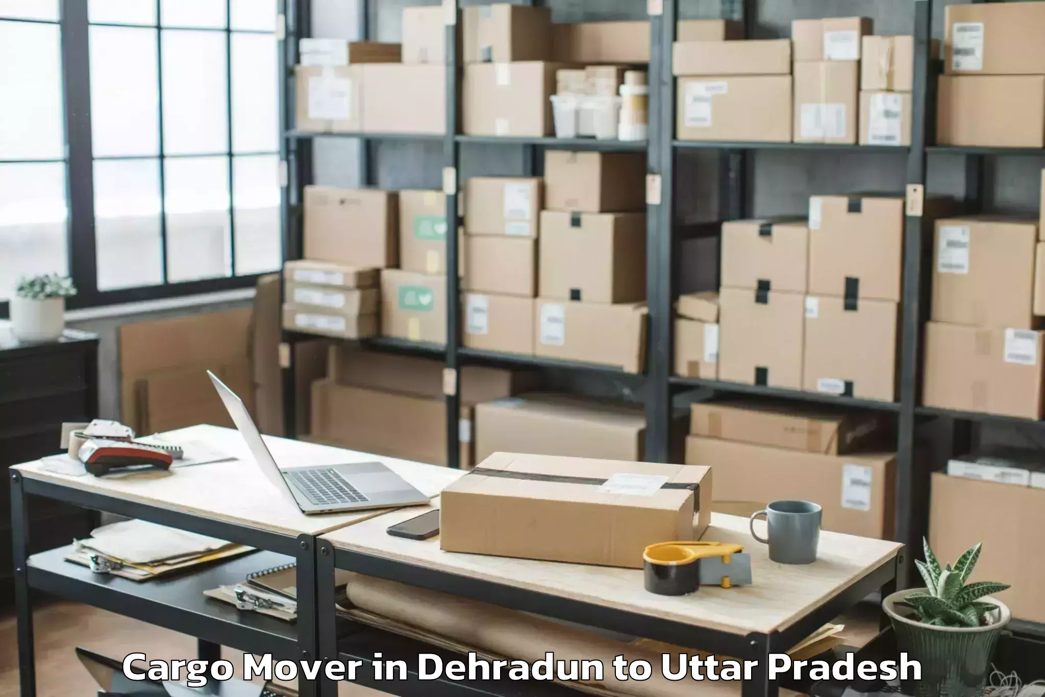 Easy Dehradun to Sharda University Greater Noid Cargo Mover Booking